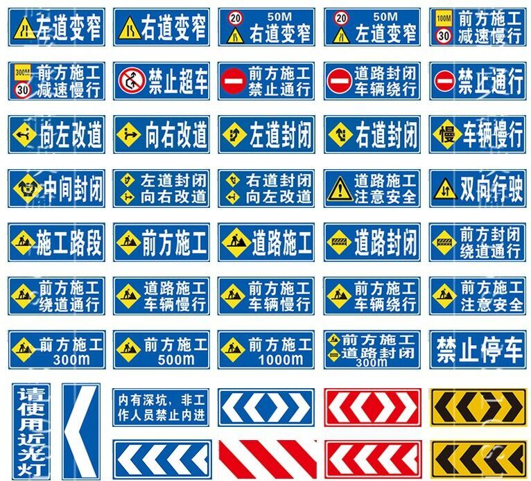 交通标志牌 守护道路安全的重要防线